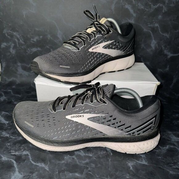 Brooks Ghost 13 Gray Faded Pink Athletic Running Comfort shoes Women’s Size 11 - Picture 1 of 9